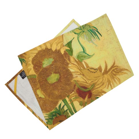Van Gogh Tea towel Sunflowers
